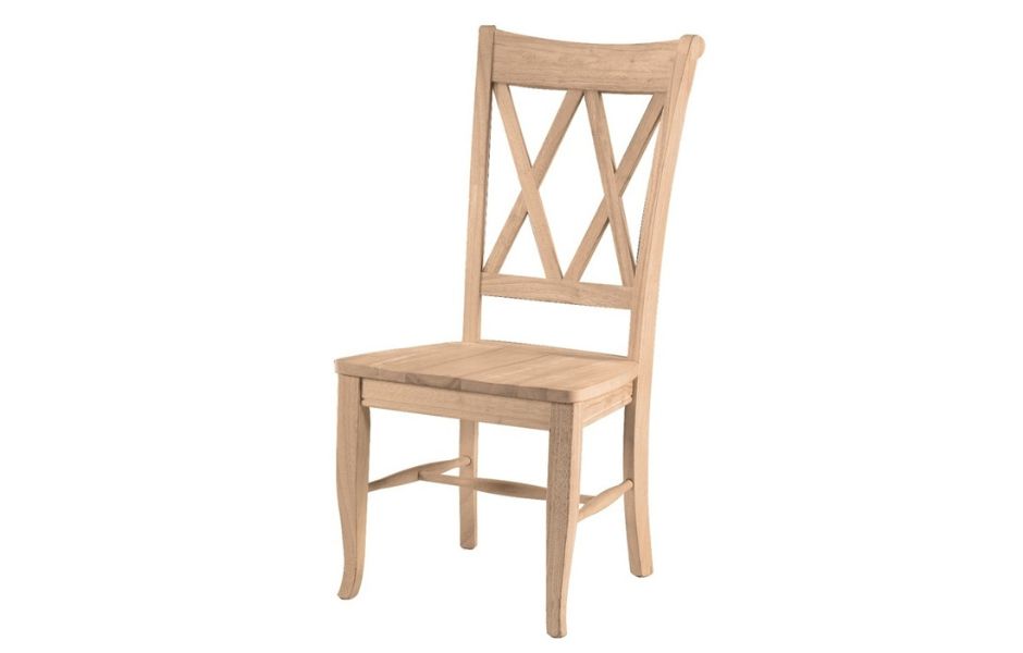 Double X Back Dining Chair Wood You Trinidad