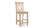 Double XX-Back Stools