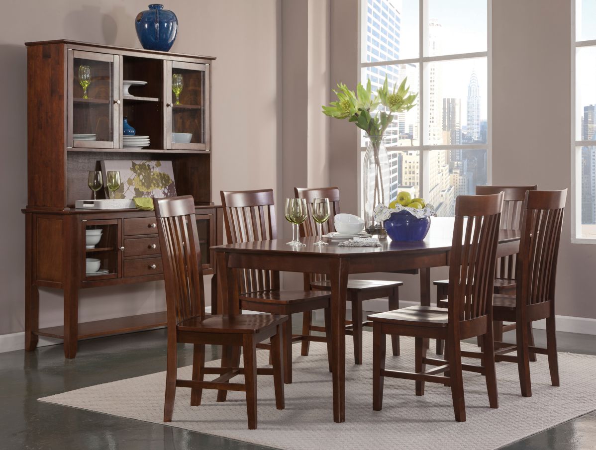 78" Salerno Butterfly Extension Dining Table