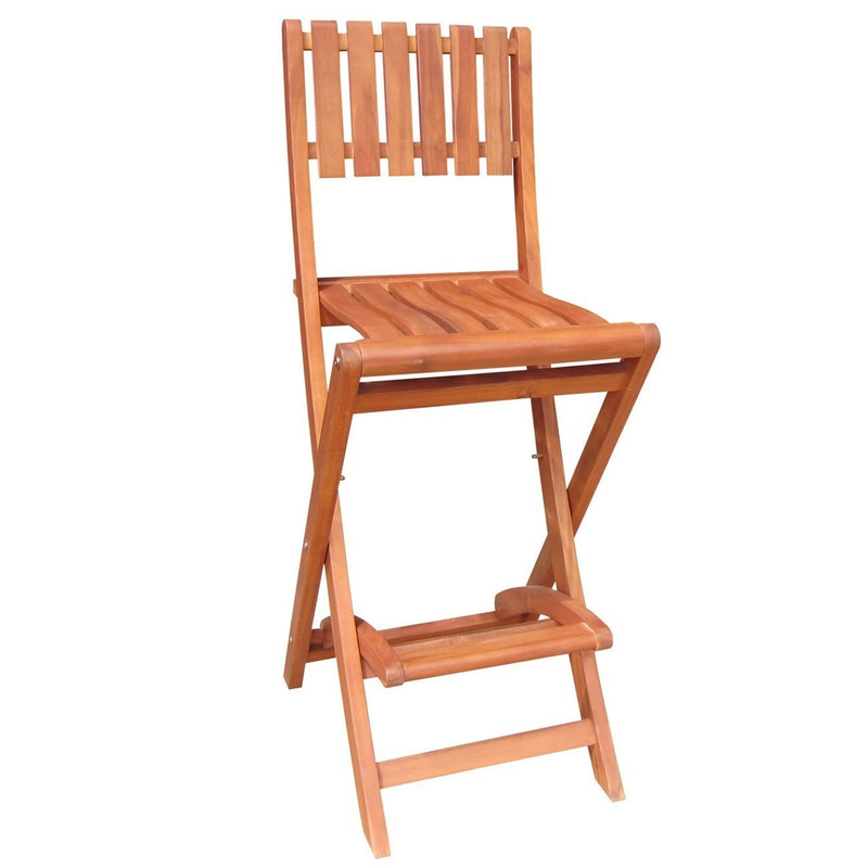 S-53928 Folding Bar Stool | 30H | Oil Dipped