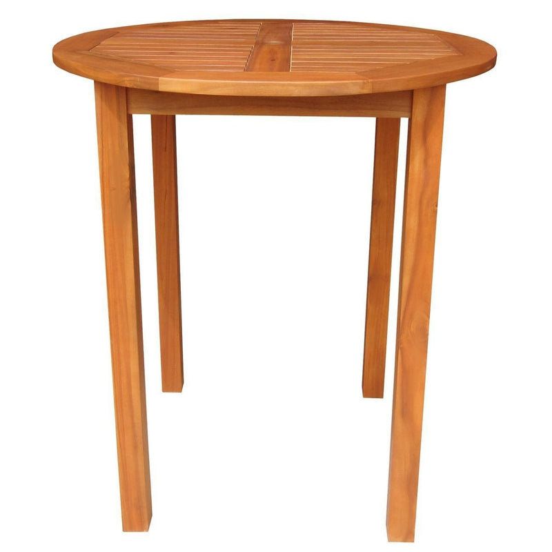 T-53926 Outdoor Gathering Table | 36R | Oil Dipped