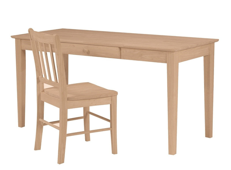 60" Shaker Writing Tables
