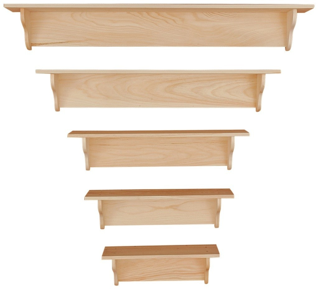 [2460 Inch] Wall Shelves Plain 101 Wood You Trinidad