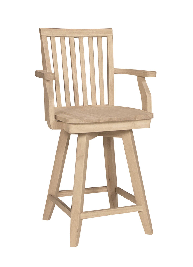 Mission Swivel Arm Stools
