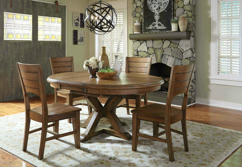 5 Pc Canyon Dining Group - Shown in Pecan