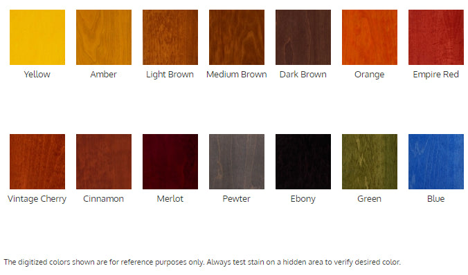GF Water Based Dye Stains - All Sizes