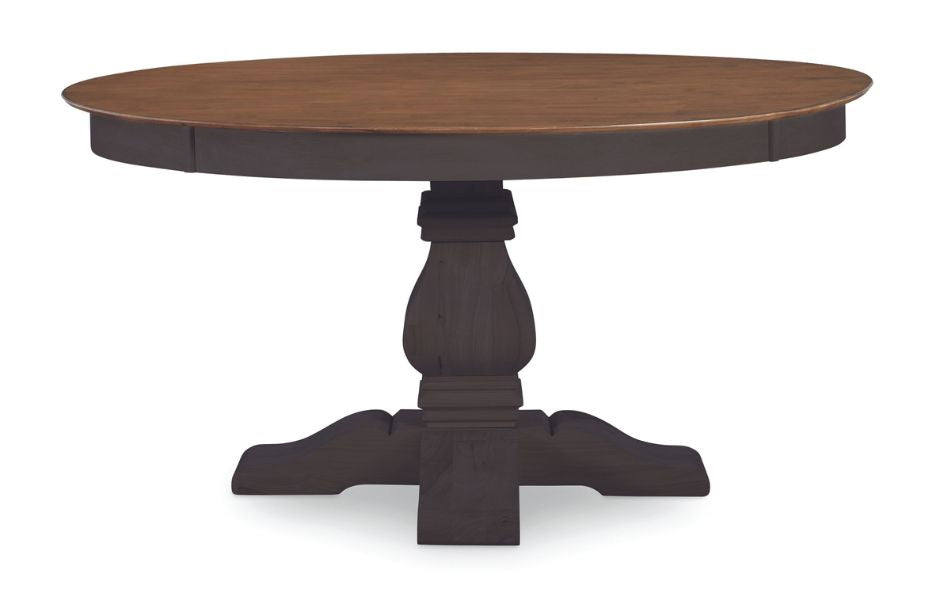 60" Vista Solid Round Dining Table Wood You Trinidad