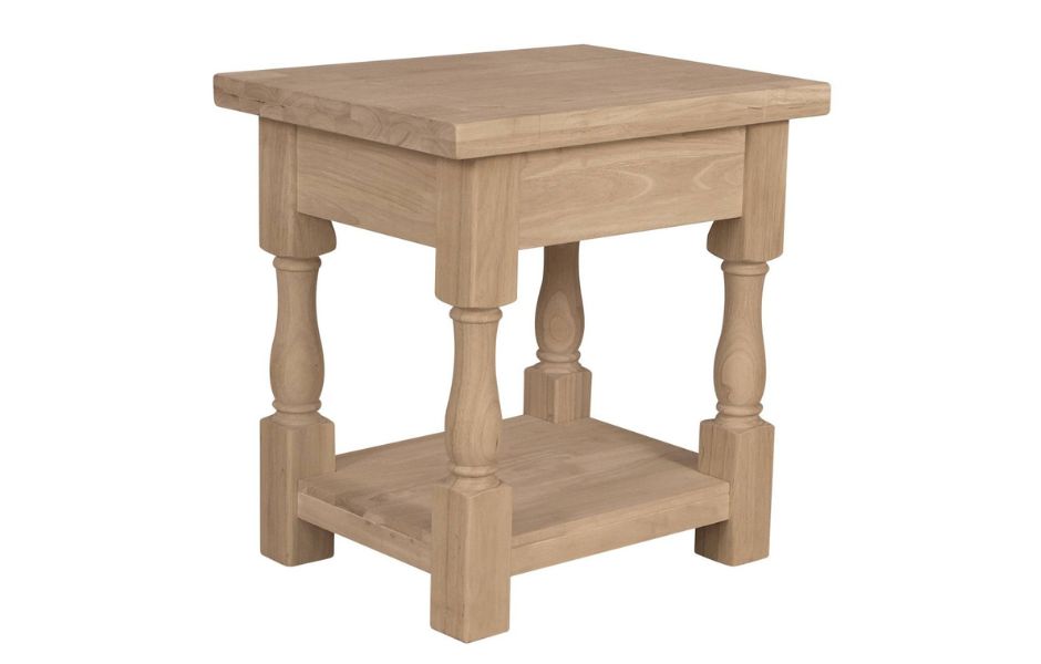 24 Tuscan End Table Wood You Trinidad   OT 17E 1024x1024 