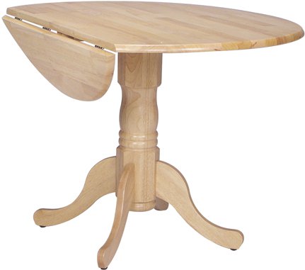 [42 Inch] Round Dropleaf Dining Tables