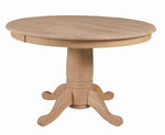 [48 Inch] Solid Dining Table - with T-54B Pedestal