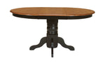 [42x42-60 Inch] Butterfly Dining Table - Black & Cherry